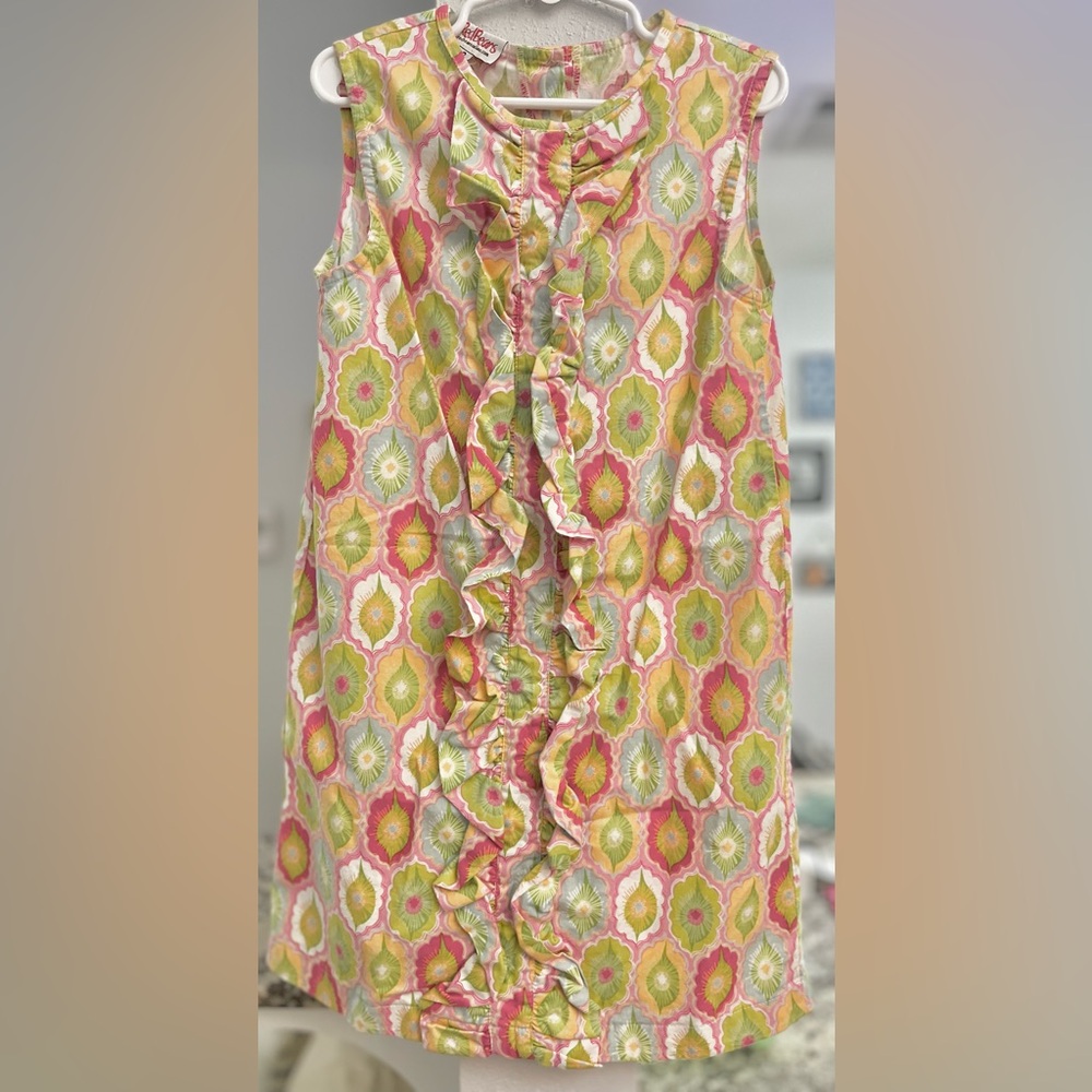 Colorful Sleeveless Kids Casual Dress